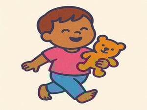 Picture of a Toddler in daycare engaging in play-based learning