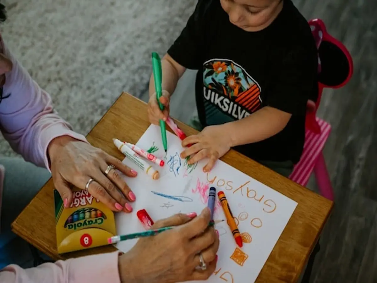 Preschooler Drawing